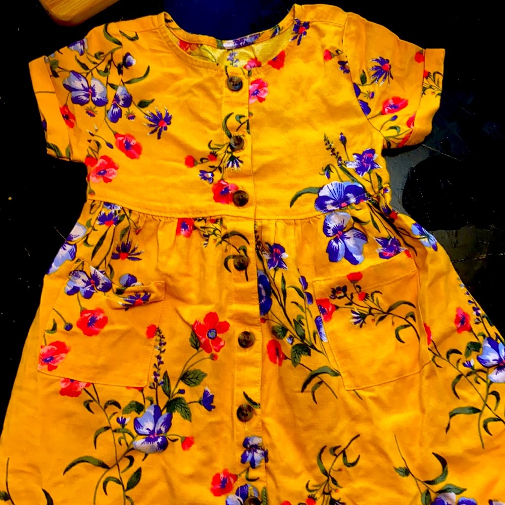Little girls spring dress! Size 18-24 months!